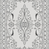 Paisley Swirl Stable Underside Spill Guard Feline Friendly Textile(Beige)