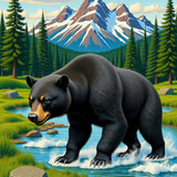 North Woods Wandering Bruin Expedition Trail Adornment(Black)