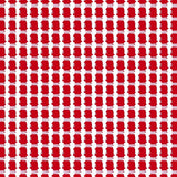 Vintage Gingham Check Welcome with Retro Picnic Table Styling(Red)