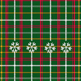 Festive Snowflake Plaid Holiday Path Decorator(Green)