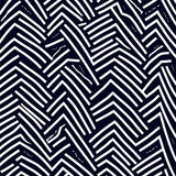 Zigzag Abstract Floor (Black)