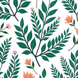 Whimsical Botanical Featuring Decorative Nature Inspired Art(Green)