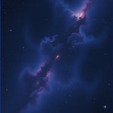 Celestial Nebula Drifting Among Heavenly Constellations(Blue)