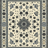 Beige Fusion Area Abstract Design(Beige)