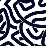 Abstract Wave with Interlocking Angular Shapes (White) - ODIKA