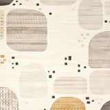 Abstract Antelope Print Beige Area Modern Animal Design(Beige)