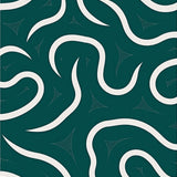 Abstract Wave Ripple Flow Dynamic Movement Contemporary Art Style(Green)