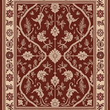 Artisan Lattice Blossom Interlocking Motif Classic Design(Brown)