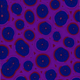 Abstract Animal Inspired Spots with Painterly Gradient Layers(Purple)