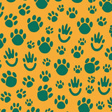 Safari Adventure Animal Footprint Trail Design(Orange)