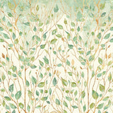 Refined Abstract Leaf Vein Design with Jade Green and Copper Highlights(Green)