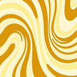 Abstract Wave Flow with Modern Artistic Expression(Brown)