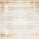 Accent Floor Cover Area Non Slip Boho Distress(Beige)