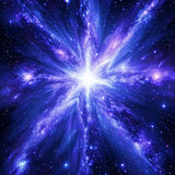 Charming Playful Owl Galaxy Scene(Blue)