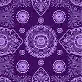 Enchanting Boho Paisley Medallion Artisan(Purple)