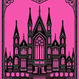 Haunted Mansion Gothic Architecture Decorative(Pink)
