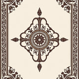 Vintage Medallion Anti Slip Fade Proof (Beige)