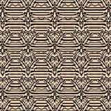 Hexagonal Lattice Contemporary Floor Covering(Beige)