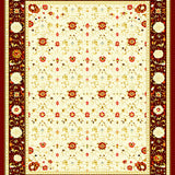 Symmetrical Floral(Beige)