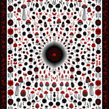 Rustic Dark Nature Inspired Design(Red)