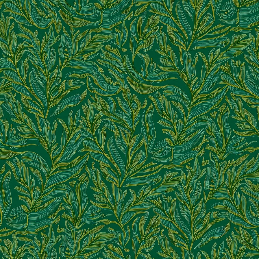 Enchanted Forest Moss Floor with Woodland Vibes (Green) - ODIKA