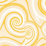 Modern Plush Look with Layered Ripple Waves and Smooth Gradient Transitions(Yellow)