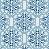 Crystalline Hexagon Mosaic Luxurious Statement (Blue)