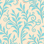 Abstract Botanical Scrollwork with Muted Detailing (Beige) - ODIKA