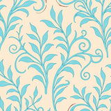 Abstract Botanical Scrollwork with Muted Detailing (Beige) - ODIKA