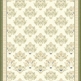 Artisan Crafted Beige Area Elegant Fringed Design Durable Weave(Beige)