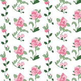 Blooming Botanical Vintage Floral Tapestry With Elegant Motif(Pink)