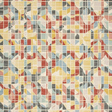 Colorful Geometric Lattice Print Area with Beige Undertones(Yellow)