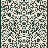 Elegant Vine Tapestry Featuring Intertwined Leaf Blossoms(Beige)