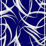 Abstract Brushstroke Artistic Modern Trendy Decorative Flooring(Blue)