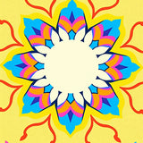 Calming with Abstract Interlocking Petals(Yellow)