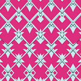 Interlocking Lattice with Art Flair (Pink) - ODIKA