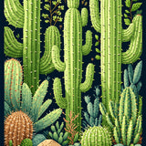 Whimsical Leafy Patterned(Green)