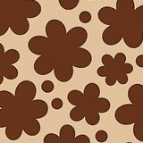 Farmhouse Cowhide Look Faux Leather Surface Design Floor(Brown)