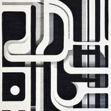 Abstract Black & White Stripe Illusion(Gray)