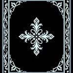 Gothic Damask Ornamental with Baroque Flourishes (Black) - ODIKA