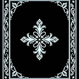 Gothic Damask Ornamental with Baroque Flourishes (Black) - ODIKA