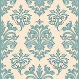 Enchanting Botanical Damask Heirloom Jewel(Beige)