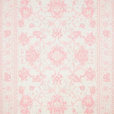 Chic Pink and White Area Featuring Subtle Bow Knot Elements(Pink)