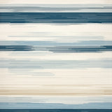 Coastal Stripe Collection Bath Absorbent Non Slip Base(Beige)