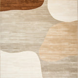 Customizable Runner Earth Tones Abstract(Beige)
