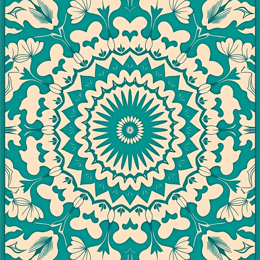 Blossom with Symmetrical Petal Arrangement (Ivory) - ODIKA