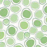 Serene Nimbus Outline with Flowing Forms(Green)