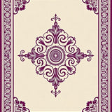 Elegant Damask Heritage Artisan Crafted(Beige)