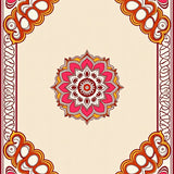 Elegant Prismatic Nouveau Filigree Lattice(Beige)
