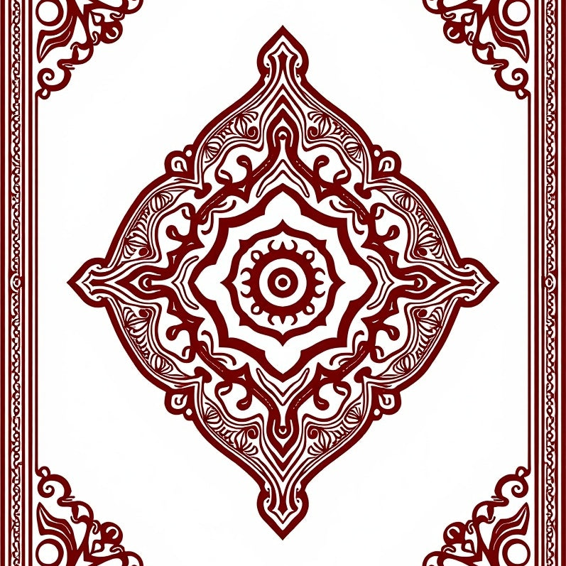 Elegant Spiral Artisan Knot (Maroon) - ODIKA